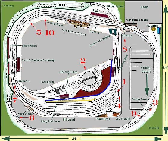 Image Map of the Layout